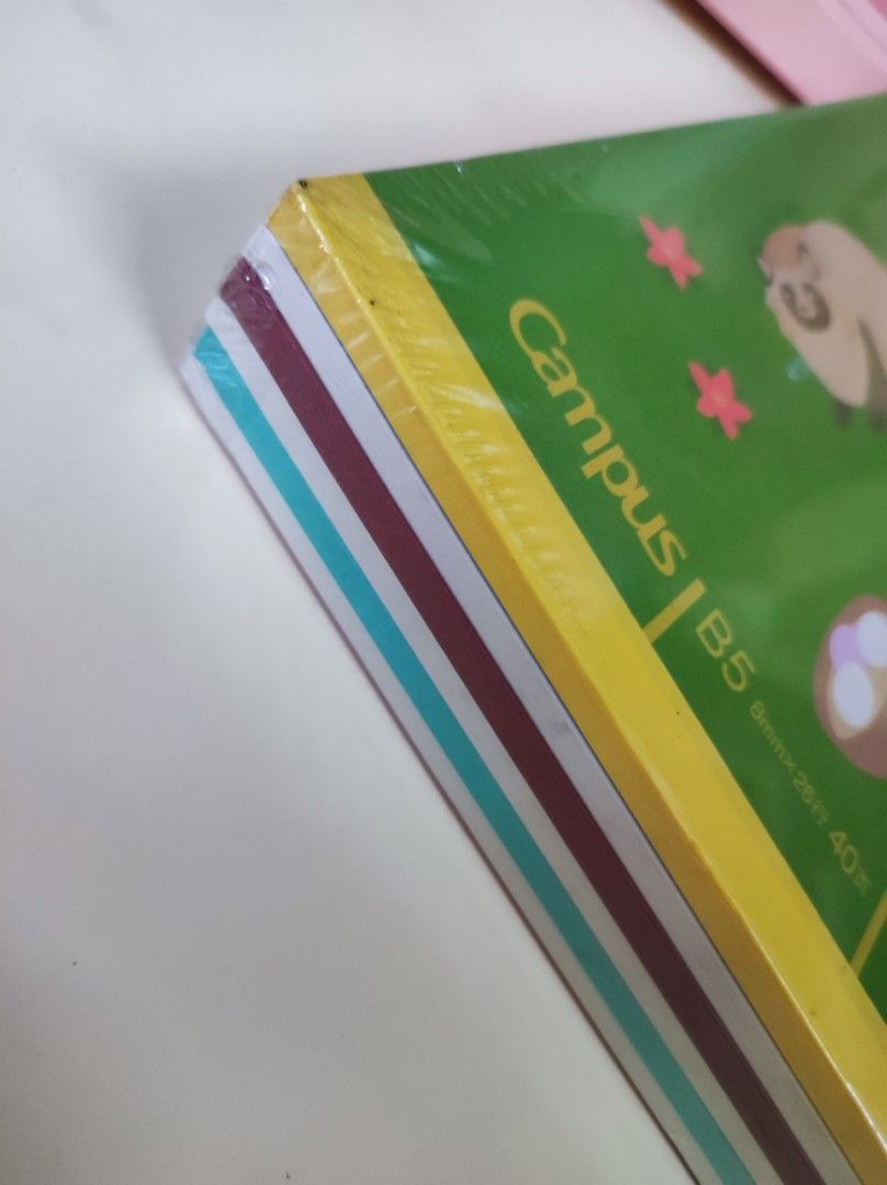 KOKUYO Campus B5 Notebook Set (Category: Stationery & School Supplies) located in Taguig. Submitted by rukachi (Listing ID 1443806780, Image 2). Description: - Brand new KOKUYO Campus Notebook - Size B5 - 6 notebooks - Ideal for: School, journaling ✨ Promo: Get ₱50 off for every 2 sets purchased! Buy 2 sets = ₱50 off Buy 4 sets = ₱100 off Buy 6 sets = ₱150 off.