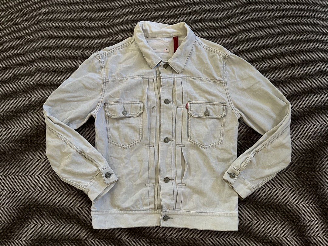 LEVIS REDLOOP TYPE II JACKET (Category: Coats, Jackets and Outerwear) located in Keningau. Submitted by pelastikhitam (Listing ID 1443837365, Image 1). Description: PIT 19 LABUH 25 ADA BENANG TETAS RUJUK GAMBAR TIADA KOYAK & LOBANG COND 9/10 RM 145 DFOD MINAT ROGER wassap.my/60146583142.