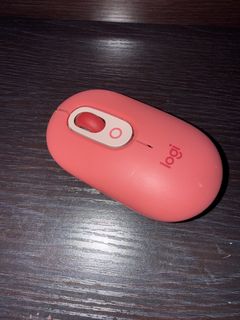 Logi POP Mouse Coral Pink493323325686435840