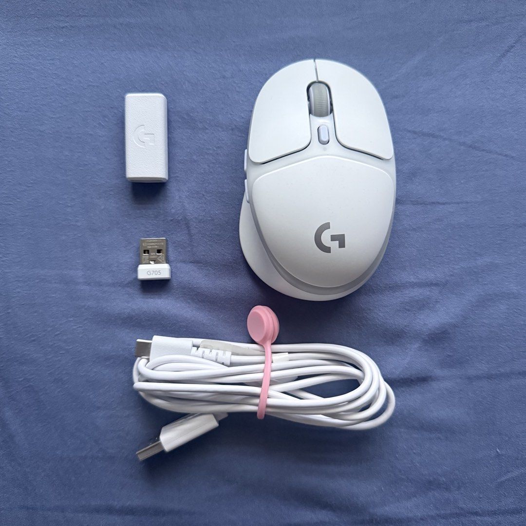 Logitech G705 Wireless Gaming Mouse White483817552180695040