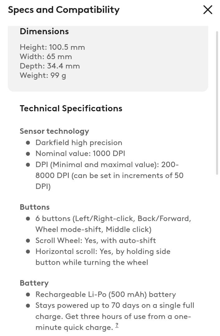 Logitech MX Anywhere 3S Wireless Mouse483818734973757441