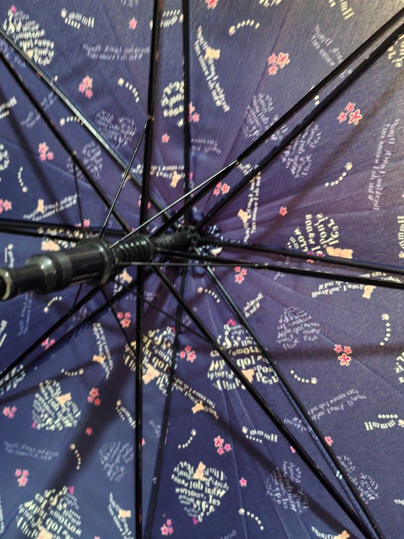 Long Umbrella (Category: Umbrellas) located in Cebu City. Submitted by dudes_villanueva (Listing ID 1443812990, Image 3). Description: Long Umbrella - Dark Blue Heart Pattern 📌 In excellent condition. Size: 58 cm.