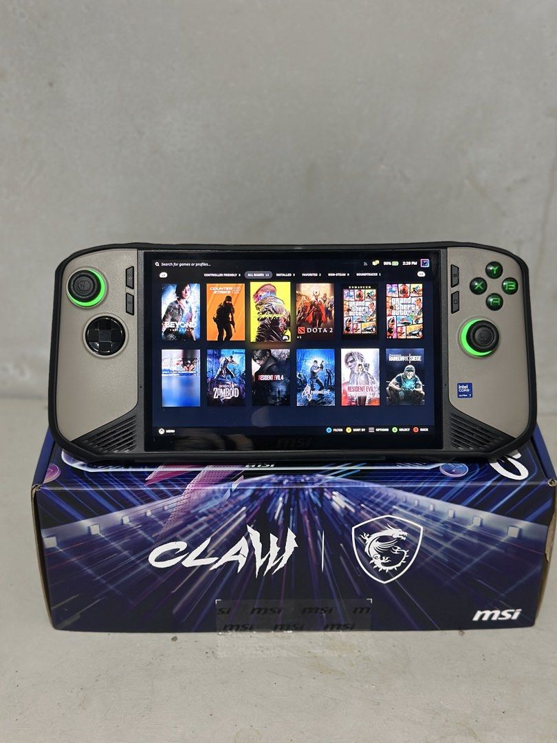 MSI Claw 8 AI+ A2VM (1TB SSD 32GB RAM) (Category: Laptops & Notebooks) located in Santa Rosa. Submitted by omnicronzxc (Listing ID 1443769545, Image 1). Description: selling price 50k swapping price 53k MSI Claw 8 ai+ with box and receipt from DB under warranty until 2027 no issue, tempered glass and case since day 1 bihira magamit since may laptop & pc naman Specs: Windows 11 home Processor CPU: Intel Core Ultra 7 258V (Lunar Lake) Graphics (GPU