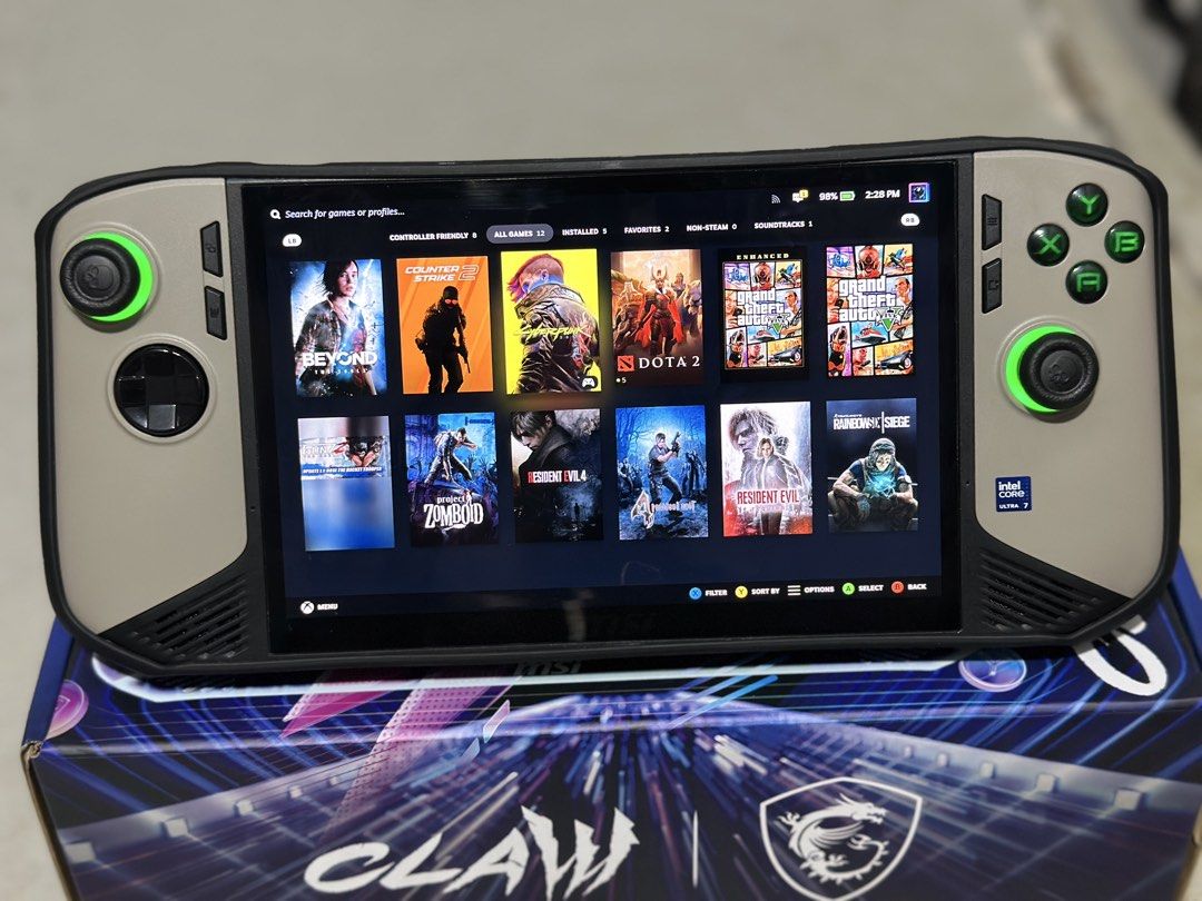 MSI Claw 8 AI+ A2VM (1TB SSD 32GB RAM) (Category: Laptops & Notebooks) located in Santa Rosa. Submitted by omnicronzxc (Listing ID 1443769545, Image 2). Description: selling price 50k swapping price 53k MSI Claw 8 ai+ with box and receipt from DB under warranty until 2027 no issue, tempered glass and case since day 1 bihira magamit since may laptop & pc naman Specs: Windows 11 home Processor CPU: Intel Core Ultra 7 258V (Lunar Lake) Graphics (GPU