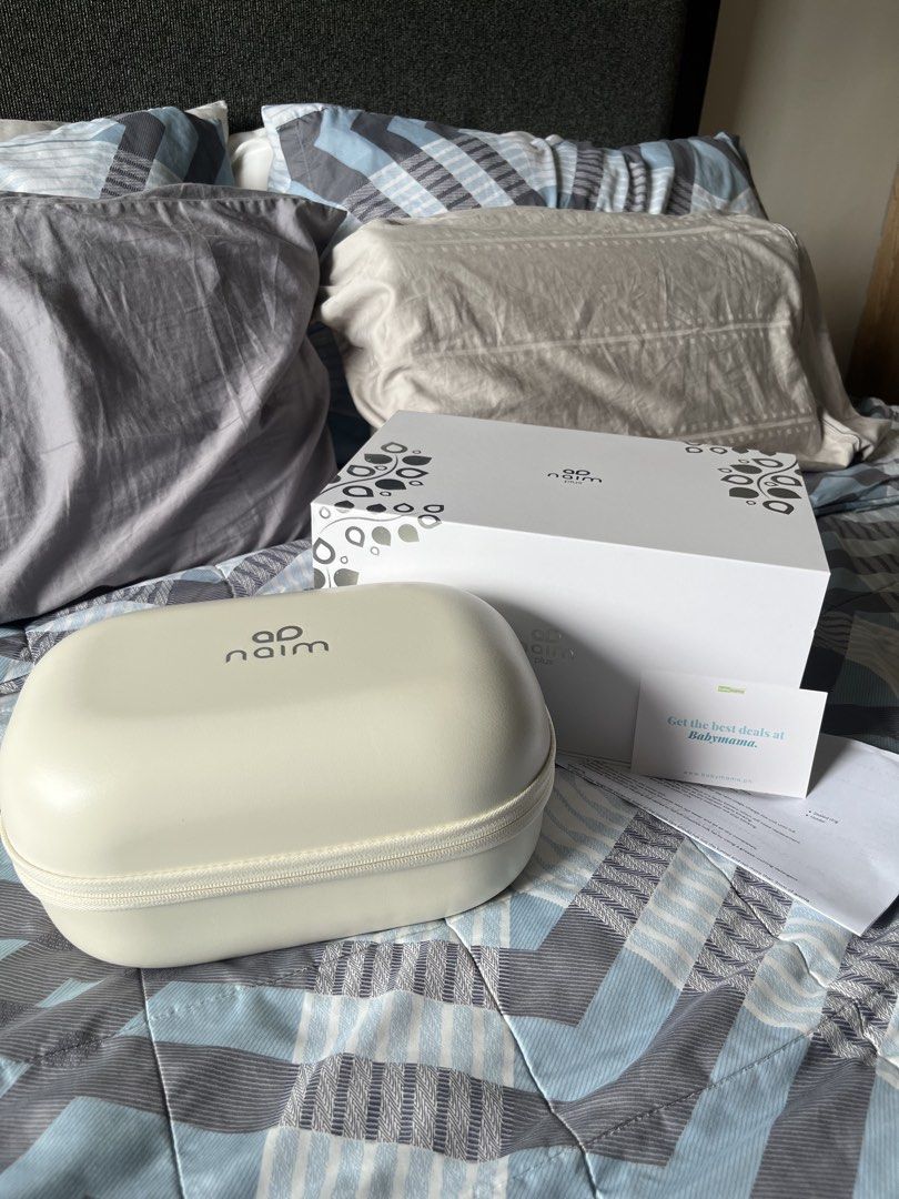 Naim Plus Double Electric Breast Pump with Accessories (Category: Breastfeeding & Bottle Feeding) located in Pasig City. Submitted by stormyera19 (Listing ID 1443788346, Image 1). Description: - Naim Plus double electric breast pump - Includes travel case - All original accessories included - Spare parts and charging cables provided (unused) - Neatly packed for convenience - Ideal for pumping on the go - Original box included Bought from Babymama