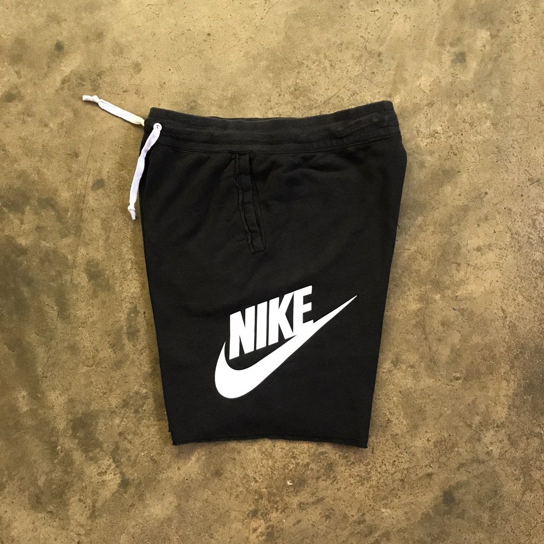 Nike Black Shorts with White Logo Size S (Category: Shorts) located in Alaminos. Submitted by pickedbykenny (Listing ID 1443806410, Image 1). Description: •Dimes: 28-34x19 •No Issue •Color rate: 9.5/10.