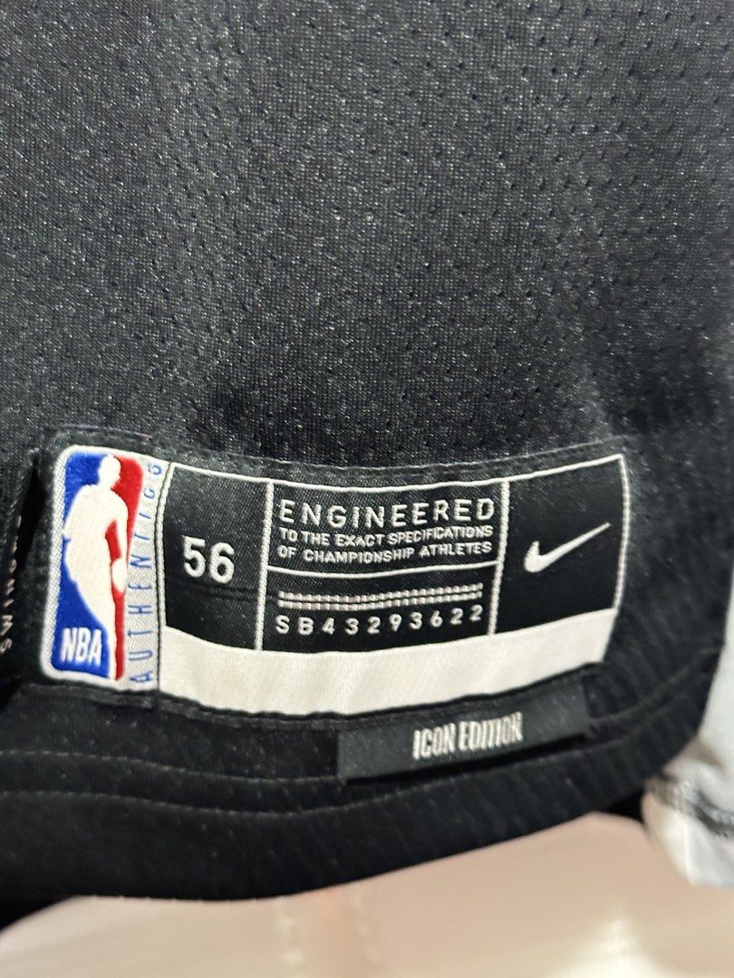 Nike NBA Swingman Jersey - Victor Wembanyama (San Antonio Spurs Icon Edition) (Category: Activewear) located in Taguig. Submitted by apacollectibles (Listing ID 1443890265, Image 3). Description: FOR SALE: Nike NBA Swingman Jersey - Victor Wembanyama (San Antonio Spurs Icon Edition) Size: 56 (XXL) Condition: Excellent Used Condition (EUC) / Like New. Only worn ONCE during a live game. Zero flaws, no pulls, stains, or print cracking. Features: - 1