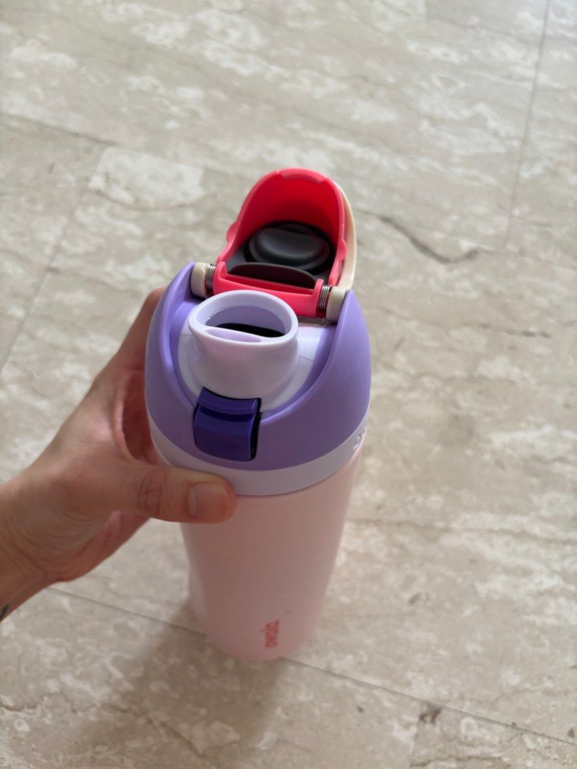 Owala FreeSip Water Bottle 16oz/475mL Pink & Tan (Category: Water Bottles & Tumblers) located in Singapore. Submitted by gombakhooman (Listing ID 1443758661, Image 1). Description: - Owala FreeSip Water Bottle - Capacity: 16oz (475mL) - Colors: Pink, Tan - Includes: 2 Silicone Straws (1 Light Green, 1 Teal), 2 bottles, 1 purple lid - BPA Free - Care: Hand wash cup recommended Selling because I got a new water bottle Self collection only.