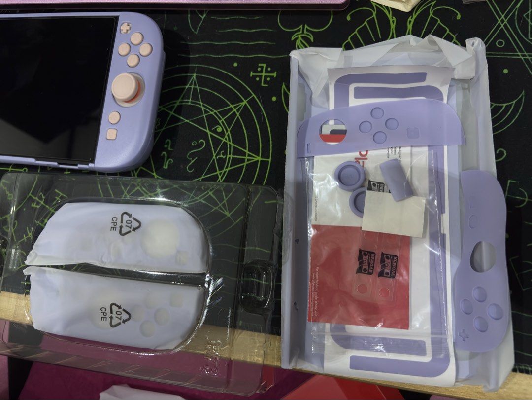 PlayVital Dockable Protective Case for Nintendo Switch 2 Light Violet / Purple (Category: Cases & Covers) located in Pasig City. Submitted by collinemaeee (Listing ID 1443886945, Image 2). Description: Dockable hard case for the NS2 Complete with thumb grips, button caps and stand sticker cover all with matching light violet/purple (Ditto) color. On hand Cainta location Price slightly negotiable Box opened just to check if it’s complete Rfs: dupl