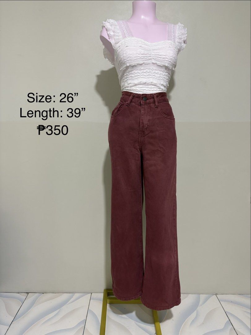 Preloved Denim Pants (Category: Jeans) located in Antipolo. Submitted by chaeramia (Listing ID 1443746443, Image 3). Description: .