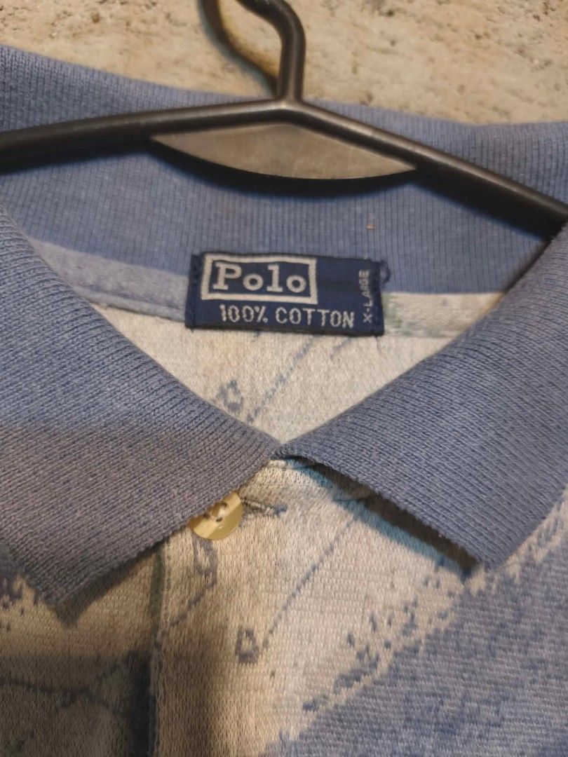 Ralph Lauren polo shirt (Category: Activewear) located in Calabanga. Submitted by foxsthrift_420 (Listing ID 1443906198, Image 3). Description: size xl no issue good condition 8/10 color way dm me if you interested.
