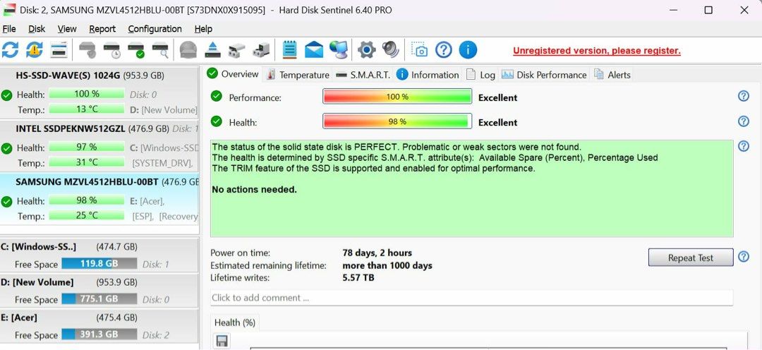 SAMSUNG SSD M.2 512gb (Category: Computer Parts) located in Taguig. Submitted by eydrian (Listing ID 1443717348, Image 3). Description: Nego pa konti.