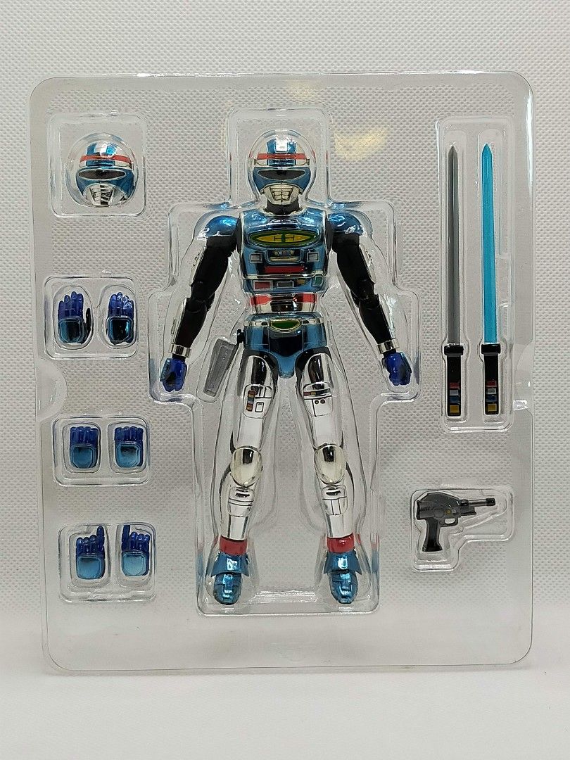 SHF | s.h.figuarts Space Sheriff Shaider (Category: Figurines & Statues) located in Manila. Submitted by sug0it0ys (Listing ID 1443795158, Image 1). Description: *Kindly read before messaging offers. Click on the ad to see full details. No Trades ❌ Pass on Low offers ❌ No Long Reservations ❌ ================= BANDAI S.H.Figuarts Space Sheriff Shaider *2013 release *OPENED *ISSUE: - paint oxidation. Metallic dark blue parts turned light blue. See 