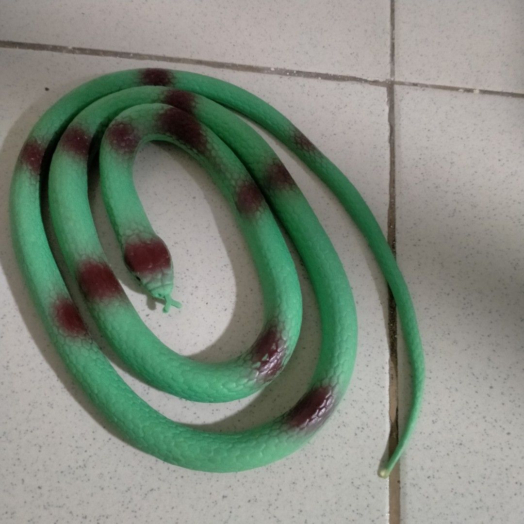 Snake rubber toys (Category: Kids Toys) located in Bacoor. Submitted by mishindeclutter (Listing ID 1443829483, Image 2). Description: bought at blue magic store.