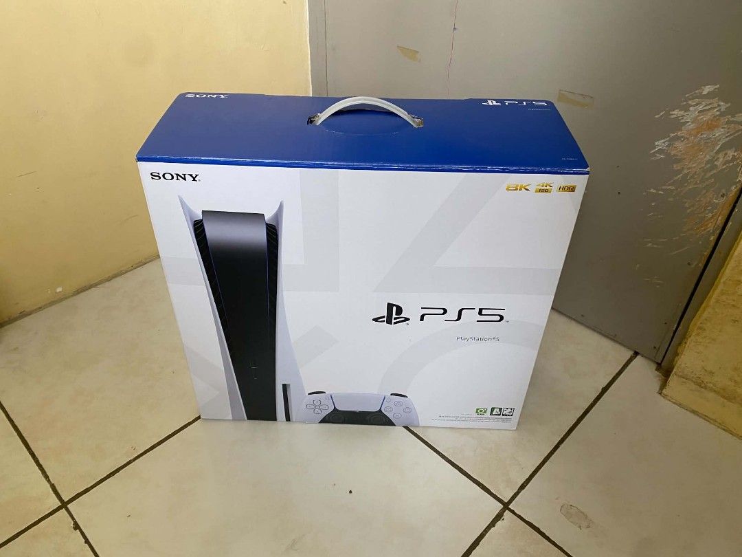 Sony PlayStation 5 Disc Edition Console with Controller (Category: PlayStation) located in Manila. Submitted by joshiee9210 (Listing ID 1443808107, Image 1). Description: Negotiable Brand New - Sony PS5 Disc Edition Console - Orig DualSense Controller - Power Cable - HDMI Cable - USB Cable - 1 Disc - All original box contents included - Ready for a new owner!.