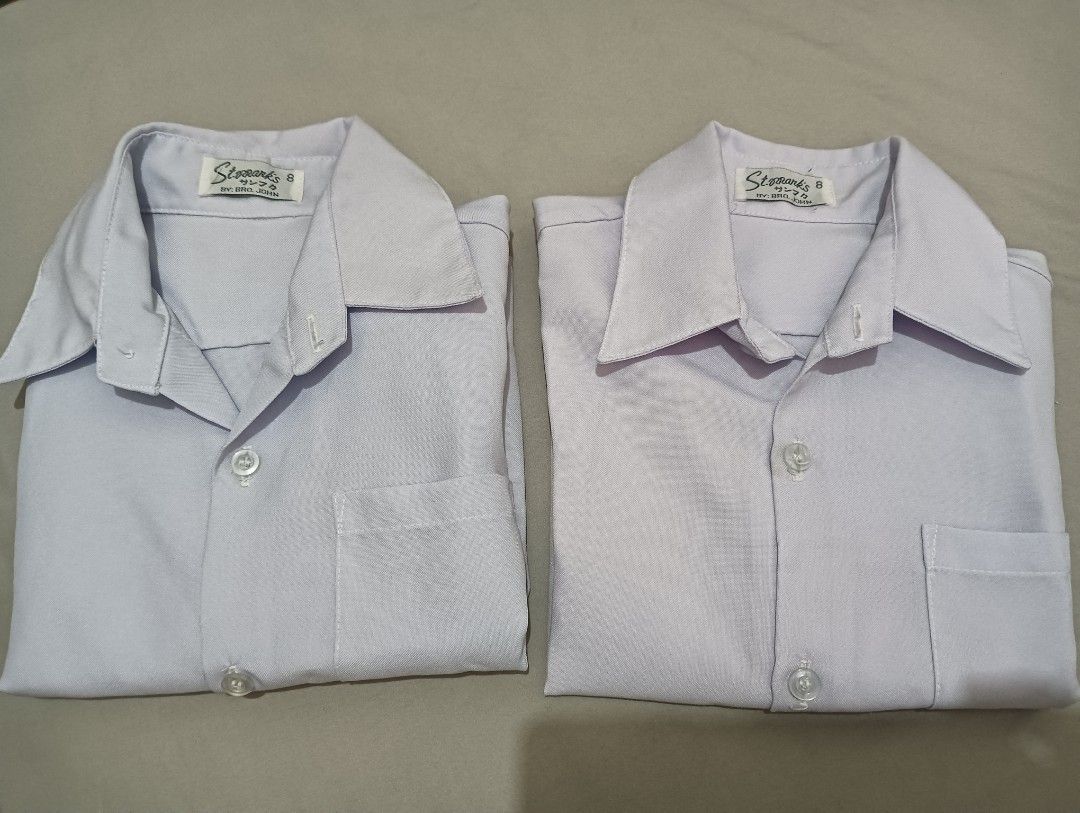 St. Mark's School Uniform Shirts - Size 8 (2 pcs) (Category: Tshirts & Polo Shirts ) located in Mandaluyong City. Submitted by ehrgeee (Listing ID 1443772154, Image 2). Description: - Set of 2 St. Mark's school uniform shirts - Size: 8 - Color: White - No stains. Good as new. - Suitable for ages 3-5 years old - Montessori Casa (Kinder 1-3) - Style: Short sleeves, button-up front - Features: Chest pocket - Condition: Great for school days.