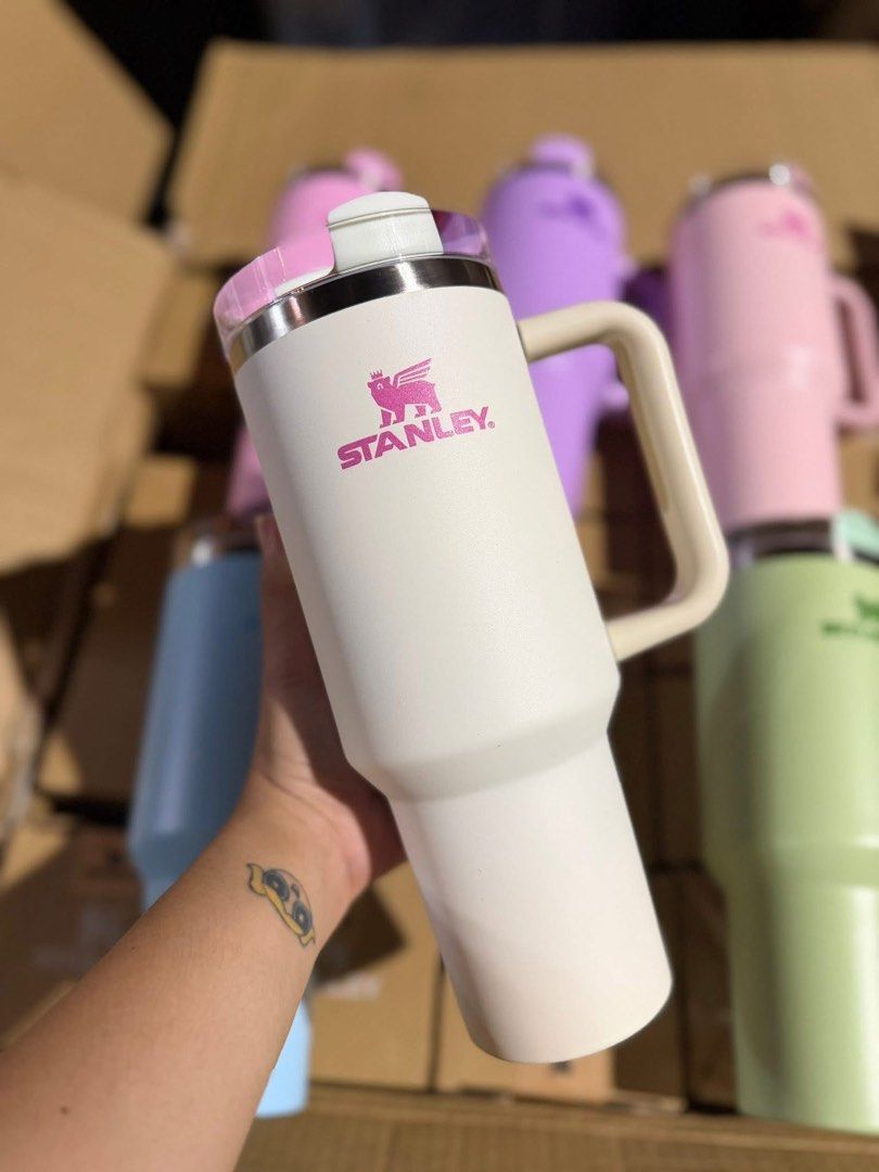 Stanley Tumbler Mug 40oz - Pastel Colors (Category: Water Bottles & Tumblers) located in Manila. Submitted by bautistasa98034 (Listing ID 1443905016, Image 2). Description: Stanley 40oz candy colors w box 599 only.