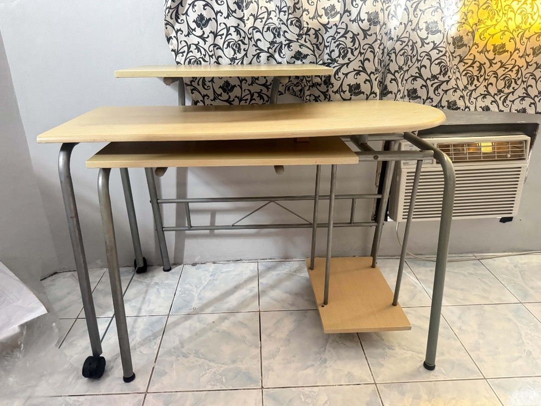 Study Table (Category: Tables & Sets) located in San Pablo. Submitted by zealriver.a210c4 (Listing ID 1443808573, Image 1). Description: move out sale ‼️🚨 Study Table ✅ 3-Way Study table ✅ Space saving ✅ Multi functional Still in good condition. Send a DM for more details.