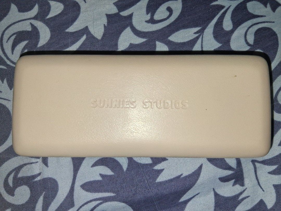 Sunnies Studios - Columbus (Sesame) (Category: Sunglasses & Eyewear) located in Bayambang. Submitted by ajisclutter (Listing ID 1438693921, Image 3). Description: With free blue glasses pouch from sunnies also. RFS: I have new glasses na from sunnies. Details: May grado po ito, (R 1.25, L 1.00. if I remember correctly) pa-change n’yo na lang. mod: j&t (you pay for shipping fee, just message me with your loc so I can check how much the sf would be