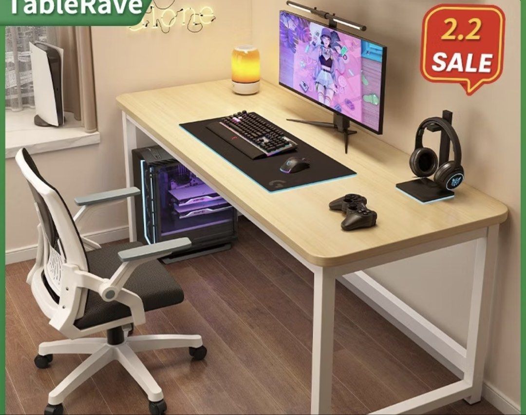 Table, Gaming Table, Study Table (Category: Tables & Sets) located in Petaling Jaya. Submitted by eycha_closet (Listing ID 1443899312, Image 1). Description: Meja bum bukak dari kotak. Masih baru Reason jual? sebab tak jadi guna utk dlm bilik.. Size : 100x50x75cm.