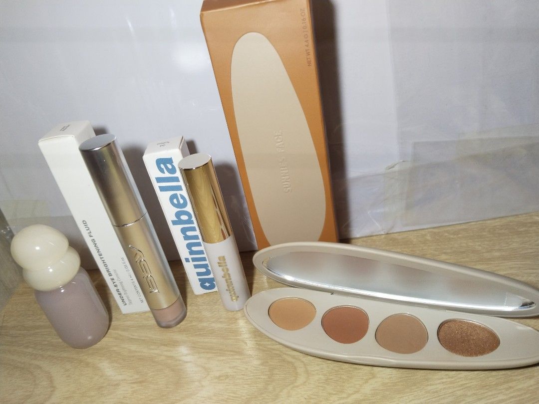 Take all for 999! Sunnies,Quinnbella, & Issy Makeup Bundle (Category: Makeup) located in Valenzuela. Submitted by miracle0326 (Listing ID 1443893786, Image 2). Description: Sold per set, not individually You are buying Original items, guaranteed. Moneyback if fake. Bundle includes: 1. Quinnbella Brow Gel in Toffee (Retail Price 149.00) Brand New 2. Sunnies Face Eye Shadow Palette in Warm Terracotta (Retail Price 795.00) Like new, swatched only; M
