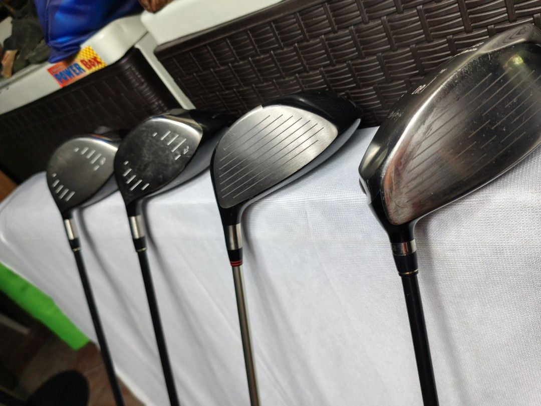 TaylorMade Golf Drivers Set (Category: Golf) located in Manila. Submitted by meiyeon2 (Listing ID 1443731566, Image 3). Description: - GOLF DRIVERS - Models included: ⛳TAYLORMADE R7 425 , 10.5 ° , re ax shaft engineered by fujikara . S FLEX , price:2500 SOLD - ⛳ TAYLORMADE R7 quad ht 10.5loft -Mitsubishi rayon shaft S Flex price:2300 SOLD ⛳ Bridgestone Tourstage x drive type 365 , tour ad shaft N 65 S Flex -3000 ⛳ Mactec mCgregor 10° -Mactec Nvg 