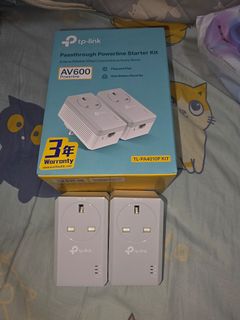 TP-Link AV600 Powerline Network Bridge Kit493605843066562560