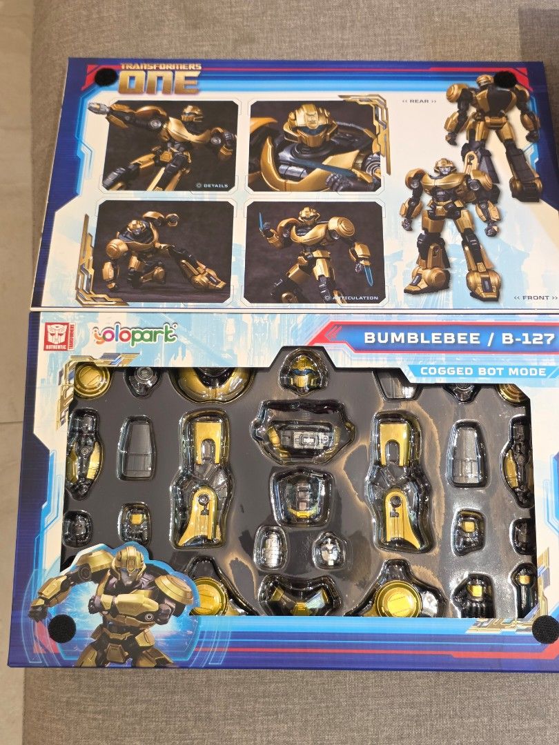 Transformers ONE Bumblebee B-127 & Elita-1 Model Kits (Category: Gundam & Model Kits) located in Quezon City. Submitted by watchesandthings (Listing ID 1443719318, Image 3). Description: - bumblebee 16cm 1500 php elita 17.5 cm 1500 php Transformers ONE Series Model Kits - Includes Bumblebee B-127 and Elita-1 - Both kits are in Bot Mode - Boxes show contents for easy viewing - Ideal for Transformers fans and model building enthusiasts - Great coll