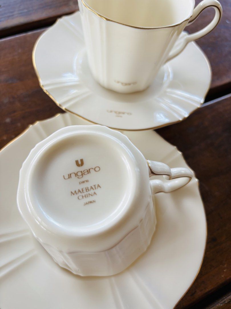 Ungaro tea cups and saucers (Category: Coffee & Tea Tableware) located in Dapitan. Submitted by clarisasan19348 (Listing ID 1443716466, Image 2). Description: .