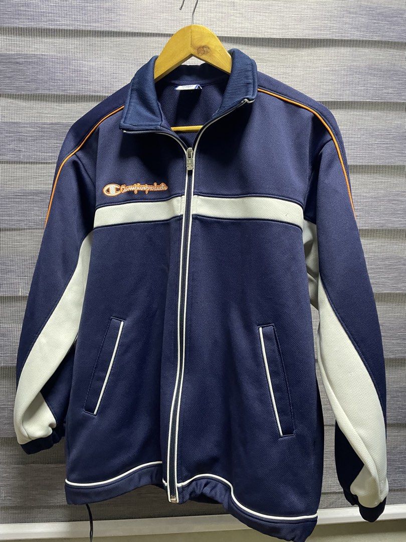 Vintage Champion Products Zip Jacket (Category: Coats, Jackets and Outerwear) located in Taguig. Submitted by uppcyclee (Listing ID 1443880251, Image 1). Description: FOR SALE: Vintage Champion Products Zip Jacket Size Small-Medium (21x24.5) Excellent condition Loc: Taguig/Bulacan.