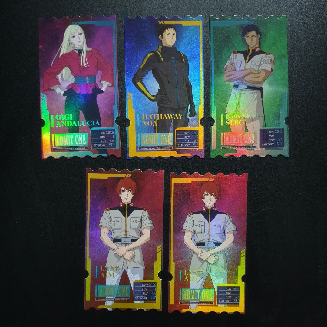 (WTT/WTS) Gundam Hathaway Collectible Tickets (Category: Raw Cards) located in Singapore. Submitted by jamestanwk (Listing ID 1443865941, Image 1). Description: wtt to any other gundam hathaway movie collectibles, just dm me with pictures of what you have. the hathaway ticket has defects (pic 2) so just lmk if you want it and I'll give it to you for free if we have a deal for either a trade or sale..