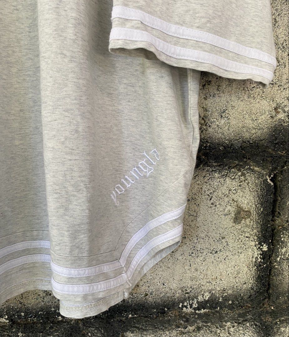 YOUNGLA Boxy T shirt (Category: Tshirts & Polo Shirts ) located in Villaverde. Submitted by theluxurythrift.ph (Listing ID 1443716353, Image 3). Description: Wts YoungLa Size XL on Tag (Boxy) W 27 Inch L 27 Inch Excellent Condition Issue: Light Stain on Sleeve Only 999 + Sf.