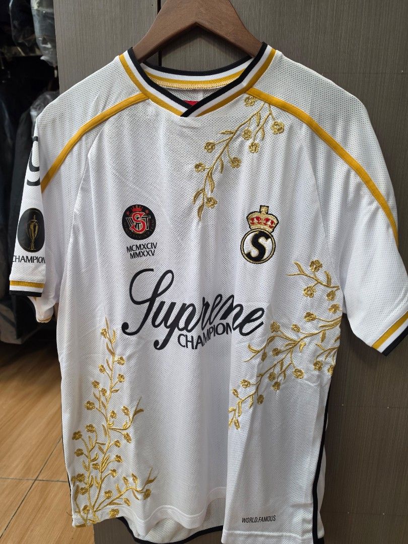 $1000 sell全新Supreme FW25 Floral Soccer Jersey (size L), 男裝