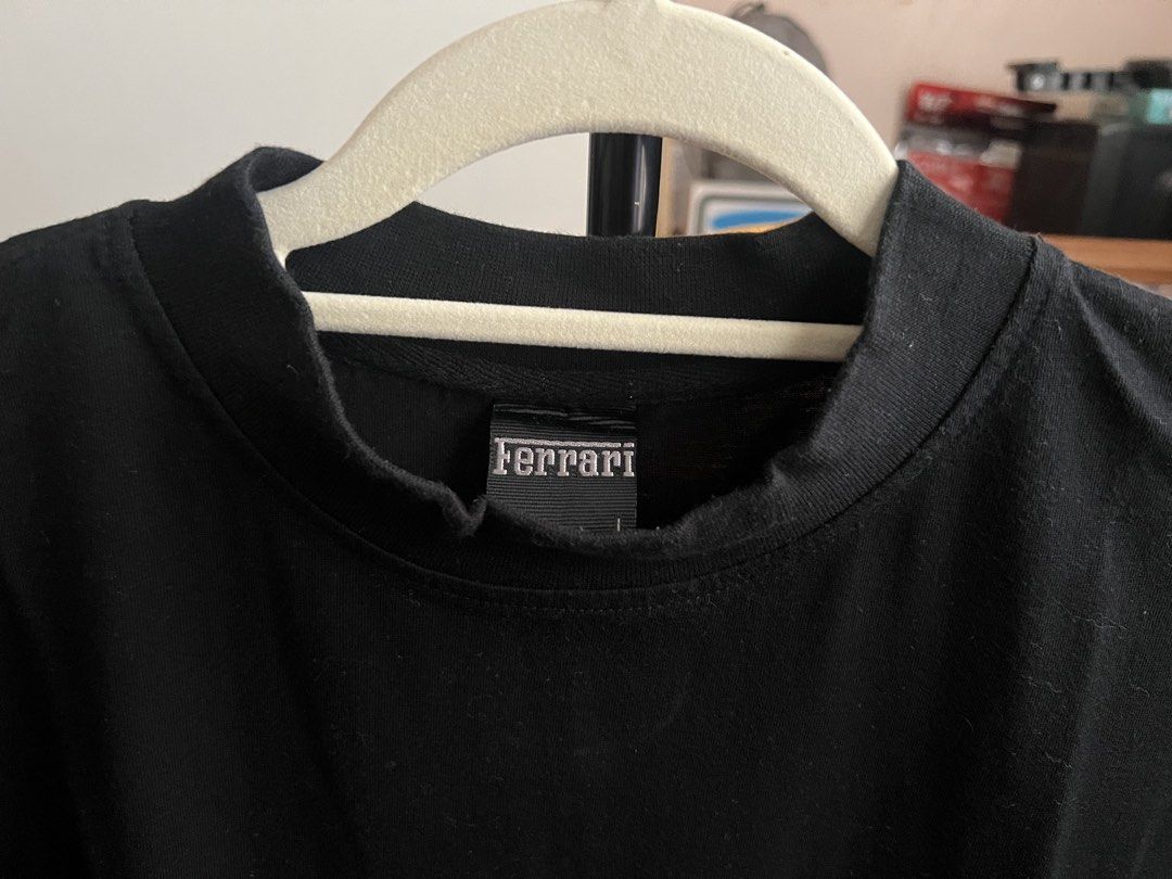 1999 FERRARI OFFICIAL MERCH SIZE L (Category: Tshirts & Polo Shirts ) located in Munoz. Submitted by dong4tti (Listing ID 1443960434, Image 3). Description: SIZE L ON TAG W 21 L29 FERRARI SPA OFFICIAL LICENSED HARD TAG BEEFY NECK .
