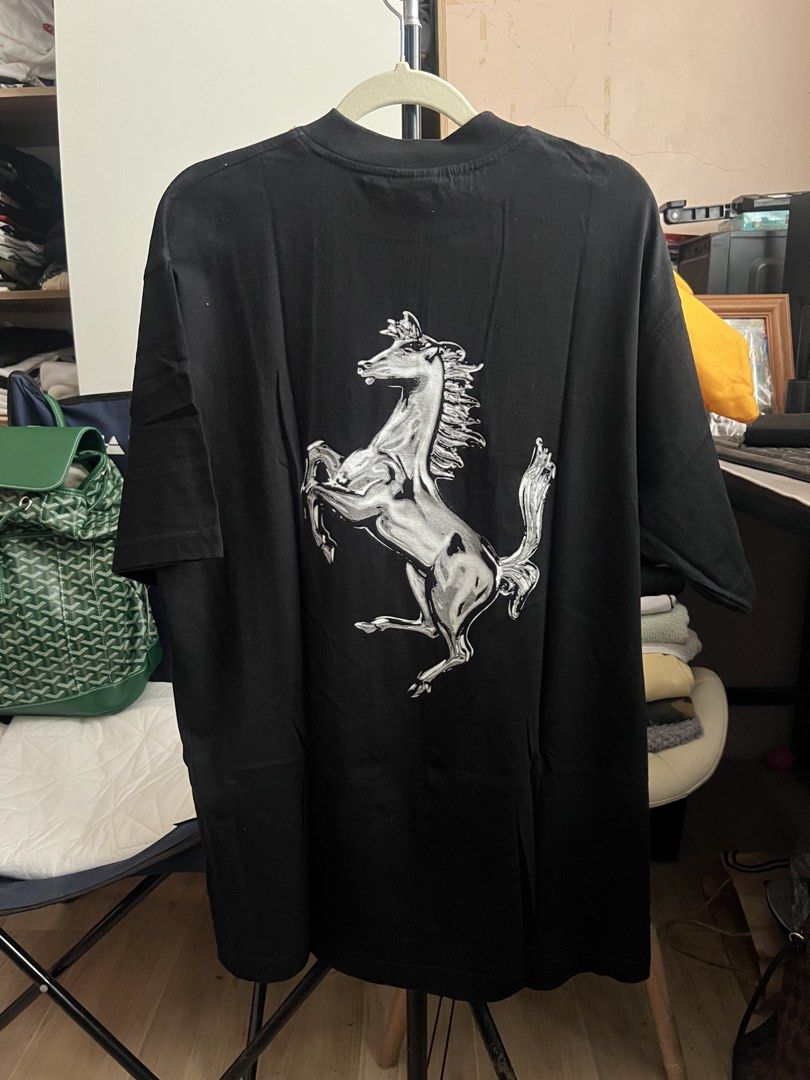 1999 FERRARI OFFICIAL MERCH SIZE L (Category: Tshirts & Polo Shirts ) located in Munoz. Submitted by dong4tti (Listing ID 1443960434, Image 2). Description: SIZE L ON TAG W 21 L29 FERRARI SPA OFFICIAL LICENSED HARD TAG BEEFY NECK .