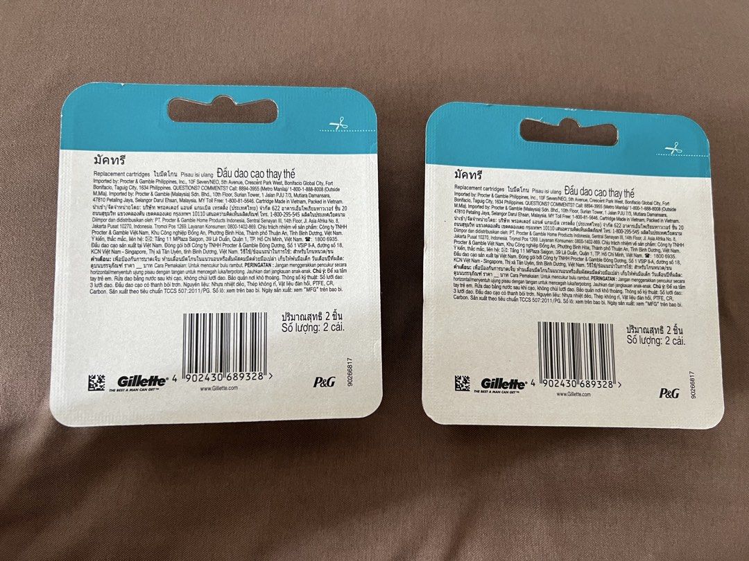 2 Sets Gillette Mach3 (Category: Face Care) located in Manila. Submitted by zellie11 (Listing ID 1444003100, Image 2). Description: 2 Sets for P650.