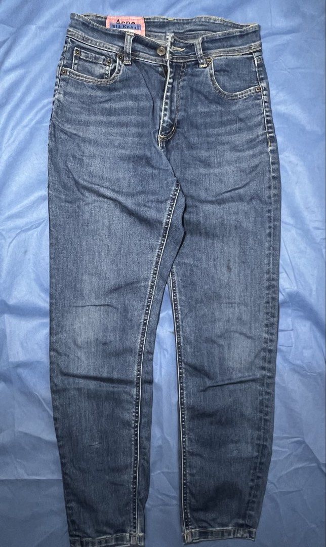 Acne Studios Bla Konst Stockholm Jeans (Category: Luxury Apparel) located in Manila. Submitted by kittycat_preloved (Listing ID 1444003285, Image 1). Description: - Classic blue denim jeans from Acne Studios - Straight leg fit - Style name: FLORAGATAN 13 - Perfect staple piece for any wardrobe - Easy to style up or down.