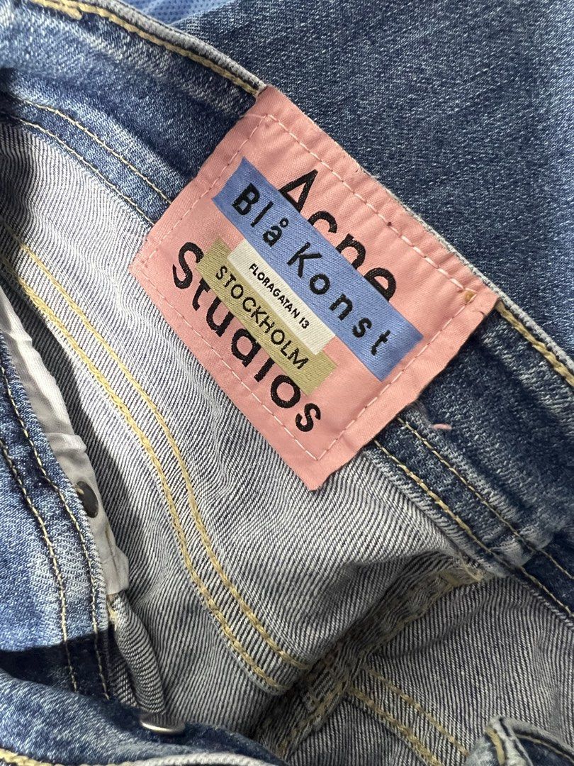 Acne Studios Bla Konst Stockholm Jeans (Category: Luxury Apparel) located in Manila. Submitted by kittycat_preloved (Listing ID 1444003285, Image 3). Description: - Classic blue denim jeans from Acne Studios - Straight leg fit - Style name: FLORAGATAN 13 - Perfect staple piece for any wardrobe - Easy to style up or down.
