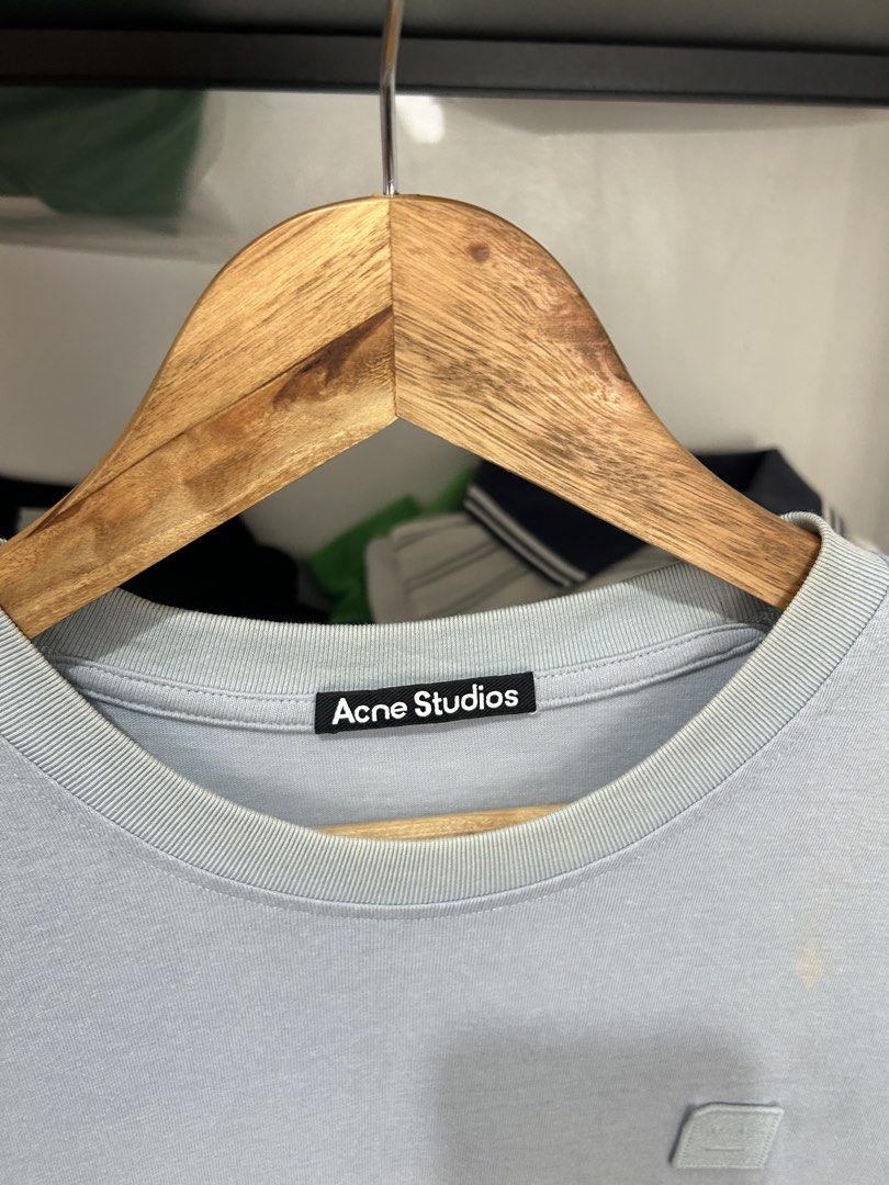 Acne studios shirt blue (Category: Tshirts & Polo Shirts ) located in Cavite. Submitted by arvinroderos (Listing ID 1443943322, Image 3). Description: Acne shirt blue 20.5x27 yellow stain 450 sale 350.