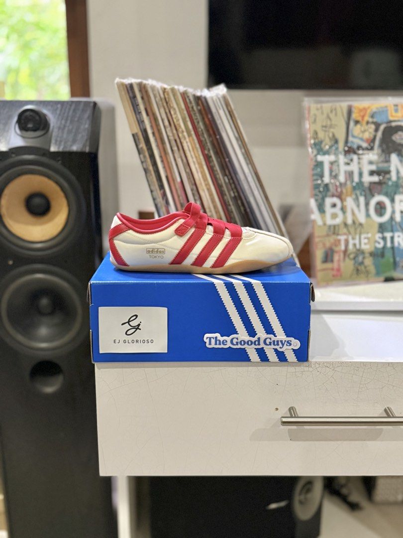 Adidas Tokyo MJ Cream White Red (Category: Sneakers) located in Santa Maria. Submitted by ej.glorioso (Listing ID 1443980147, Image 1). Description: WTS / FS All legit, brand new, and available on-hand Adidas Tokyo MJ Cream White Red Size 6w, 6.5w, 7w, Brand new ₱5,495 only! (same as srp) Bulacan area (near PH arena) BPI or Gcash only under my name Shipping via Lalamove, LBC, JRS, or J&T.