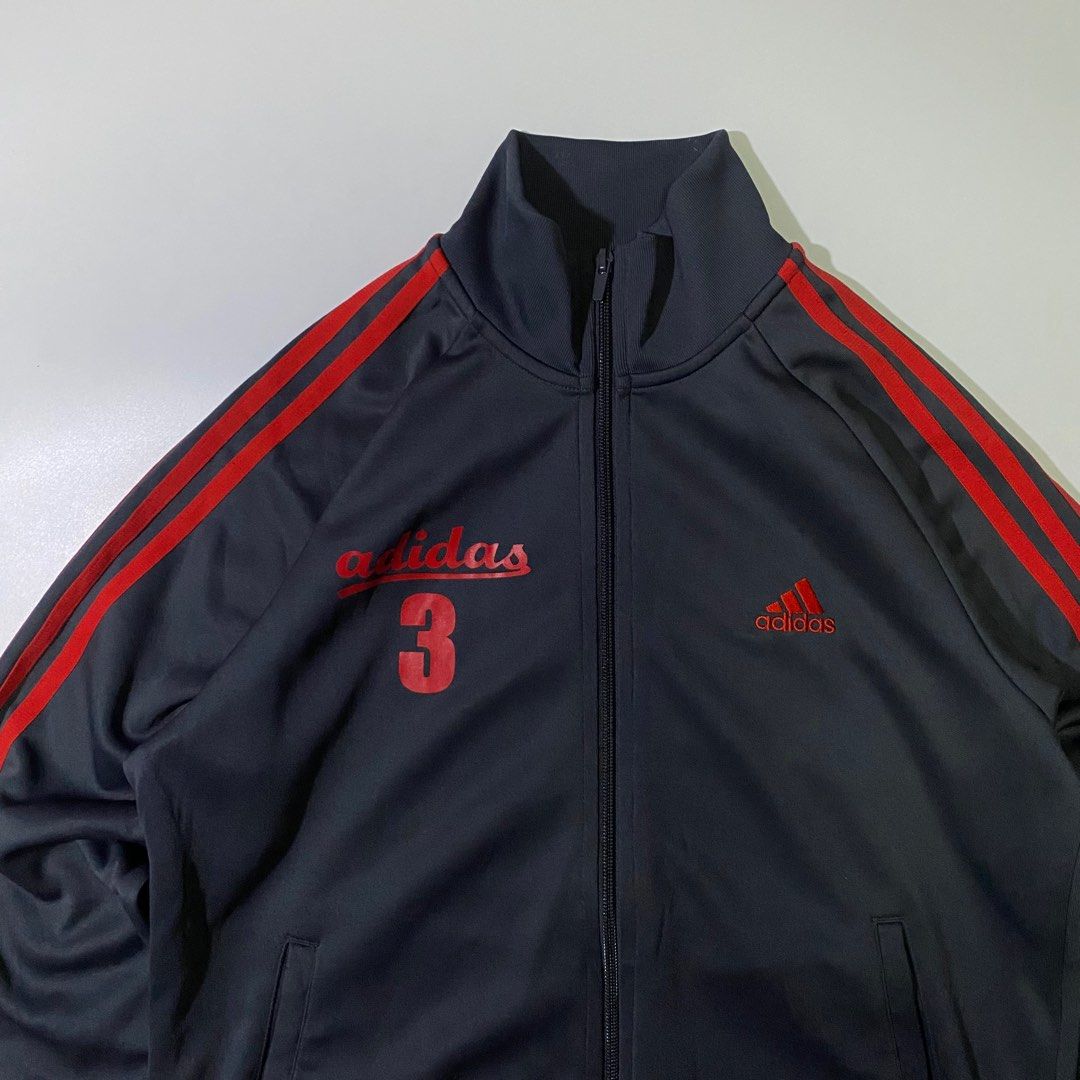 Adidas Track Jacket (Category: Activewear) located in Quezon City. Submitted by 1121_garments (Listing ID 1444084846, Image 2). Description: in excellent condition authentic ready to wear dimension - 20 x 26 no flaws.