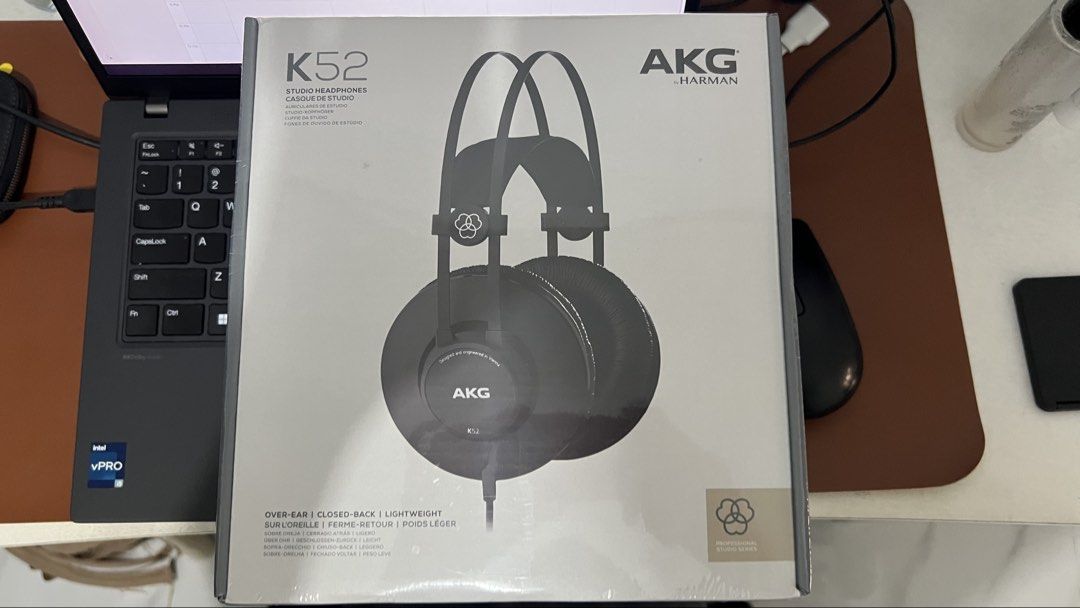 AKG K52 (Category: Headphones & Headsets) located in Quezon City. Submitted by loisranulf02 (Listing ID 1443995011, Image 1). Description: AKG K52 Studio Headphone Brand new sealed.