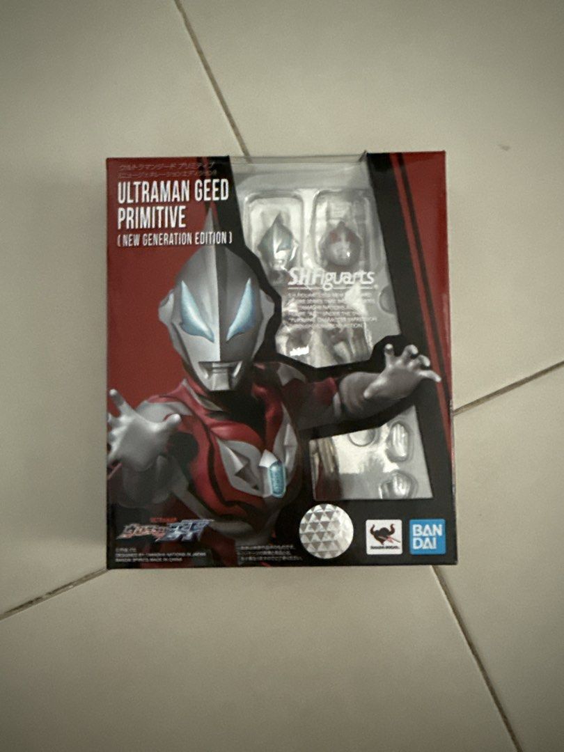 Bandai s.h.figuarts Ultraman Geed Primitive (New Generation Edition) (Category: Toy Figures) located in Singapore. Submitted by cp2tkmtnc551575 (Listing ID 1443956818, Image 1). Description: - Ultraman Geed Primitive Action Figure - Bandai S.H.Figuarts New Generation Edition - Brand New in Original Packaging - Perfect for Ultraman Collectors Brand new unopen.