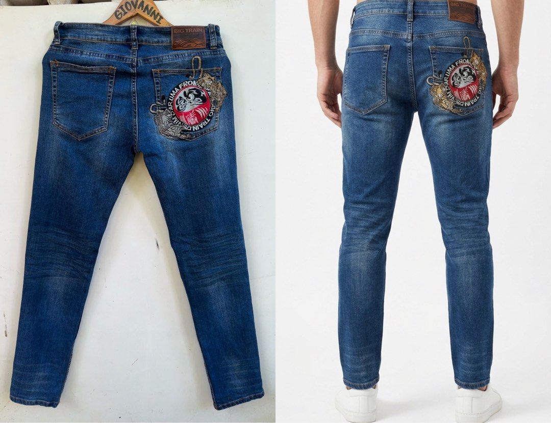 Big Train Y2k jeans (Category: Jeans) located in Ozamiz City. Submitted by quick_done_deals (Listing ID 1443959933, Image 1). Description: 🛒 ** Big Train jeans** 💯 Excellent Condition 📐 Dimes: Length: 41 Waist: 32 Leg Opening: 6.5 🔍 Issue: None 🎨 Color Rate: 9.5 / 10.
