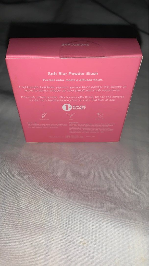 Blk cosmetics soft blur powder blush in Shortcake (Category: Makeup) located in San Pedro. Submitted by ysab3llaaaa (Listing ID 1443994584, Image 2). Description: - wrong shade - sealed & with original packaging - manufacturing date: 8/2025 - mode of payment: gcash, gotyme, seabank.