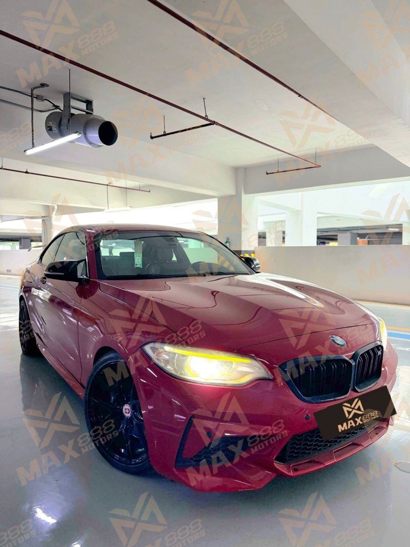 BMW M235i 3.0 Coupe (A) (Category: Used Cars) located in Makati City. Submitted by Max888 (Listing ID 1408626941, Image 3). Description: For sale‼️ BMW M235i Msports 2015 model 3.0L Inline 6 gas engine HRE forged mags KW coilovers Full led tail light Akrapovic exhaust Carbon fiber spoiler Carbon fiber rear diffuser Well maintained.