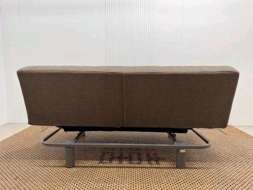 Brown Fabric Sofa Bed - Converts to Bed (Category: Sofas) located in Manila. Submitted by eloizavill76462 (Listing ID 1444063277, Image 3). Description: Nitori Sofa Bed L72 x W22/45 x H34/15 In good condition.
