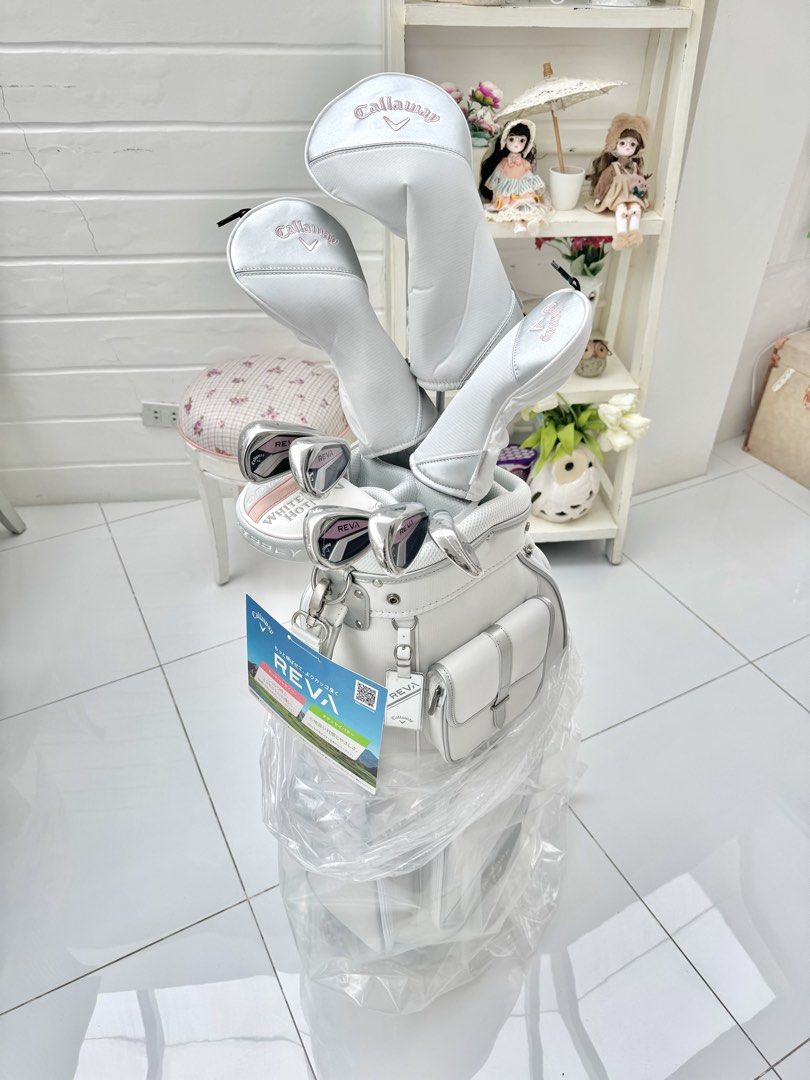 Callaway REVA 2025 Ladies Complete Set (Category: Golf) located in Manila. Submitted by clubsforeyou_1931 (Listing ID 1443955384, Image 2). Description: BRAND NEW Callaway REVA women’s complete golf set Set Includes: - 1Pc Driver - 1Pc Fairway Wood - 1Pc Rescue (Hybrid) - 5pc Irons (7,8,9, P,S) - 1Pc Putter - New Cart Bag Lowest in the Market! Payment Upon Pickup Free delivery within Metro Manila Location: - Manila, Taft - Sta. Rosa, Laguna.