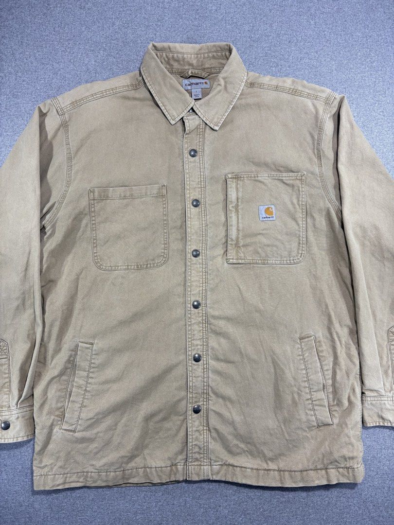 Carhartt Hubbard Sherpa-Lined (Category: Coats, Jackets and Outerwear) located in Talisay. Submitted by bugzham (Listing ID 1443952304, Image 3). Description: Authentic US thrift find. Quality preloved pants in good condition. Actual measurements are provided in the photos for accurate sizing. Please review all photos carefully before purchasing. Feel free to message us for additional details. Thank you for supporting our small business!.