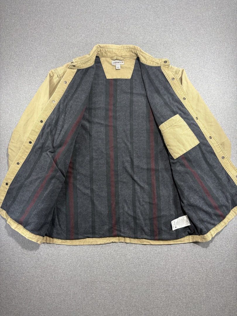 Carhartt Hubbard Sherpa-Lined (Category: Coats, Jackets and Outerwear) located in Talisay. Submitted by bugzham (Listing ID 1443952304, Image 2). Description: Authentic US thrift find. Quality preloved pants in good condition. Actual measurements are provided in the photos for accurate sizing. Please review all photos carefully before purchasing. Feel free to message us for additional details. Thank you for supporting our small business!.